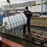 Rettungsinseln zur Wartung