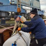 Rettungsinseln zur Wartung