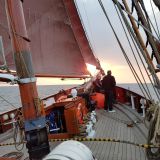 Sonnenaufgang auf See